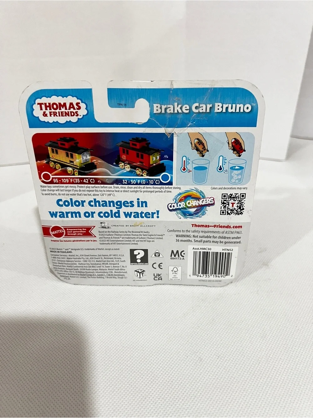 FISHER PRICE Thomas & Friends Train Color Changers Brake Car Bruno Metal
